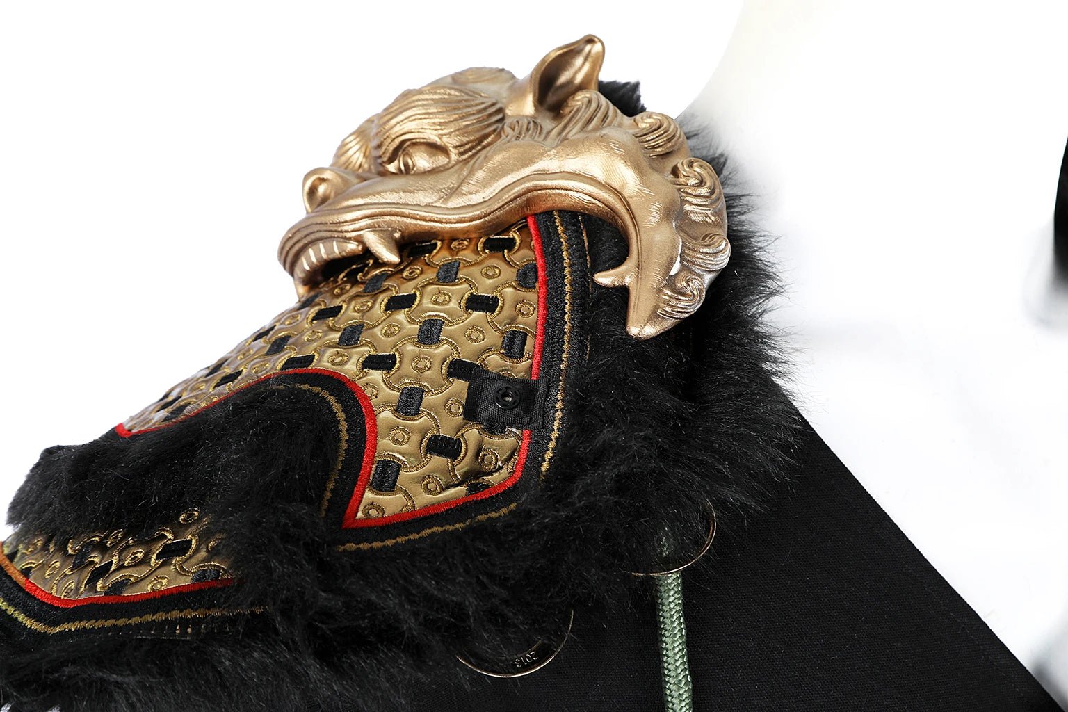 Fantasia Black Myth Wukong | Roupa de Cosplay Premium em Seda Preta e Dourada | Conjunto Completo - Estrela Cosplay