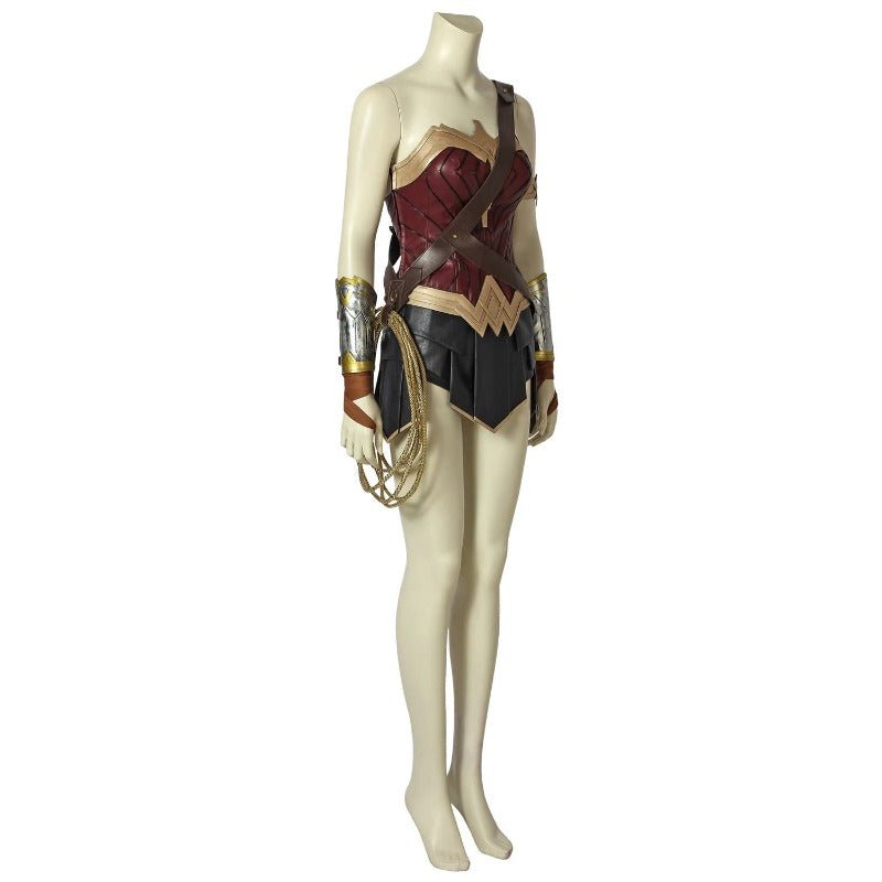 Traje de Cosplay Diana Prince WW Clássico com Botas - Roupa Inspirada no Filme - Estrela Cosplay