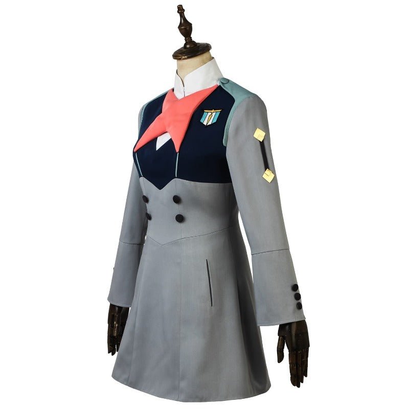 Vestido de Uniforme Escolar Ichigo de Darling In The FRANXX para Cosplay - Feito Sob Medida - Estrela Cosplay