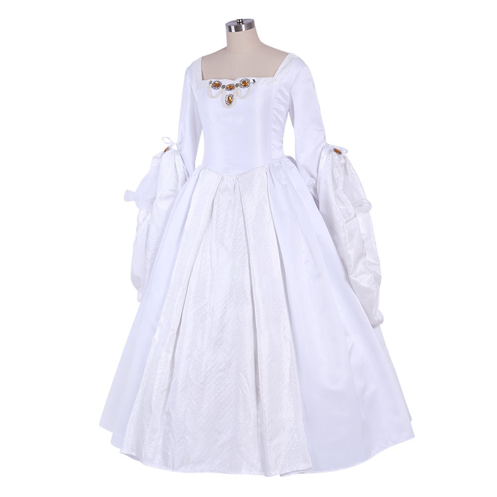 Fantasia de Cosplay Elizabeth Tudor Anne Boleyn | Vestido Medieval Renascença - Estrela Cosplay