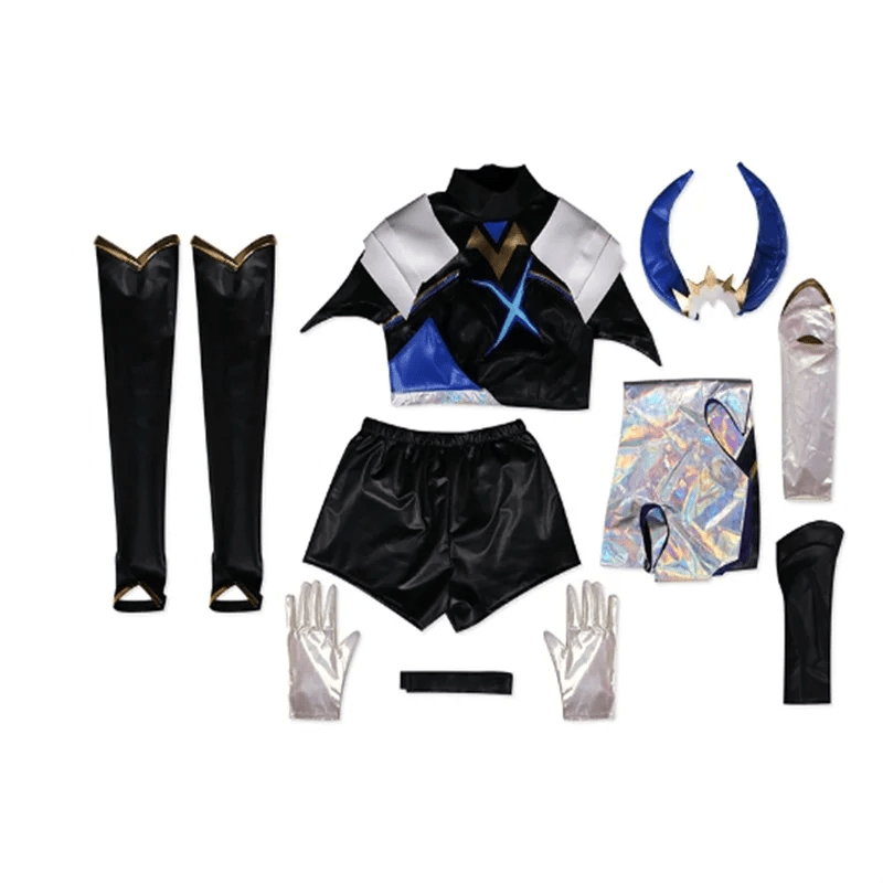 Fantasia DRX Cosplay para Mulheres - Jogo LOL - Uniforme para Halloween, Carnaval e Festas Temáticas - Estrela Cosplay
