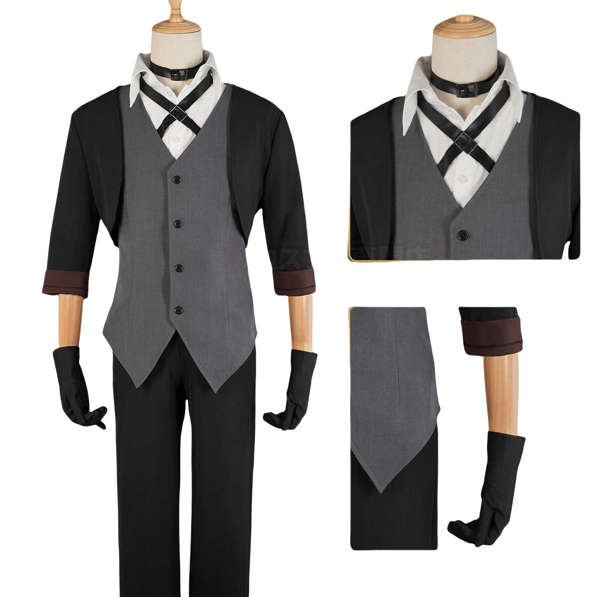 Fantasia de Chuuya Nakahara Cosplay - Bungo Stray Dogs Anime - Estrela Cosplay