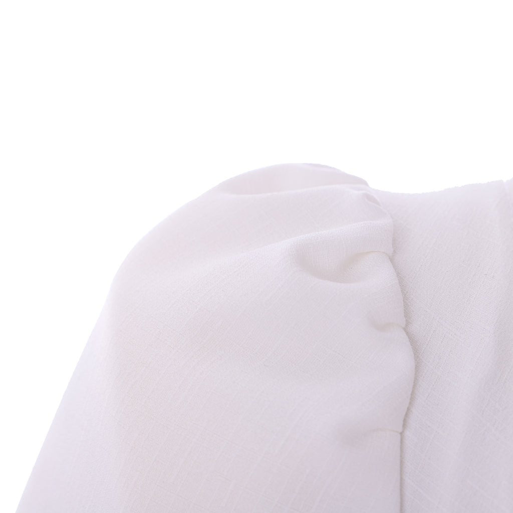 Elegante Vestido Regência Branco para Mulheres - Estilo Clássico Jane Austen, Vestido de Baile com Cintura Alta, Traje Medieval para Casamento - Estrela Cosplay