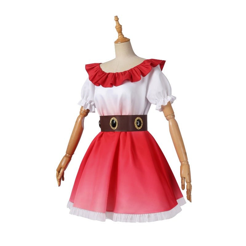 Traje de Cosplay de Hoshino Ai - Vestido de Cantora de OSHI NO KO - Conjunto Completo com Saia e Chapéu - Estrela Cosplay
