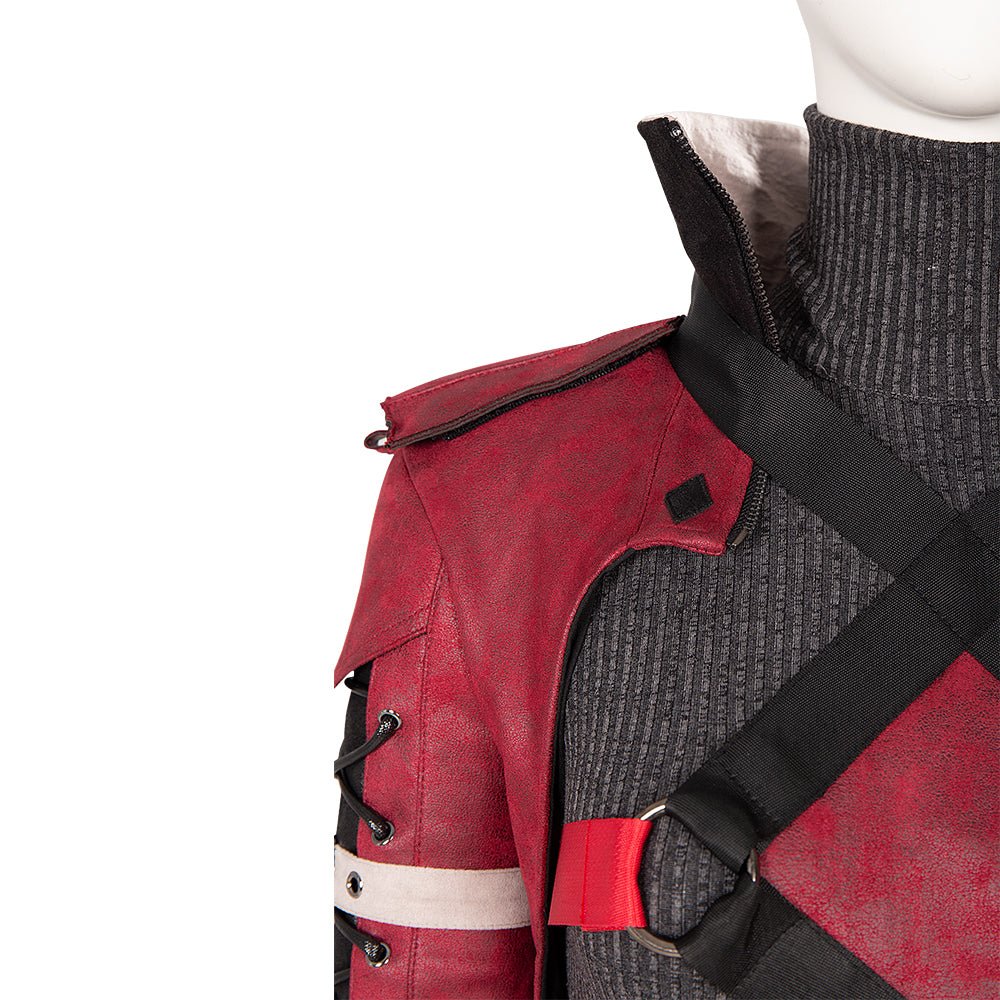 Fantasia de Cosplay Harley Quinn Gotham Knights DC Game - Qualidade Premium - Estrela Cosplay