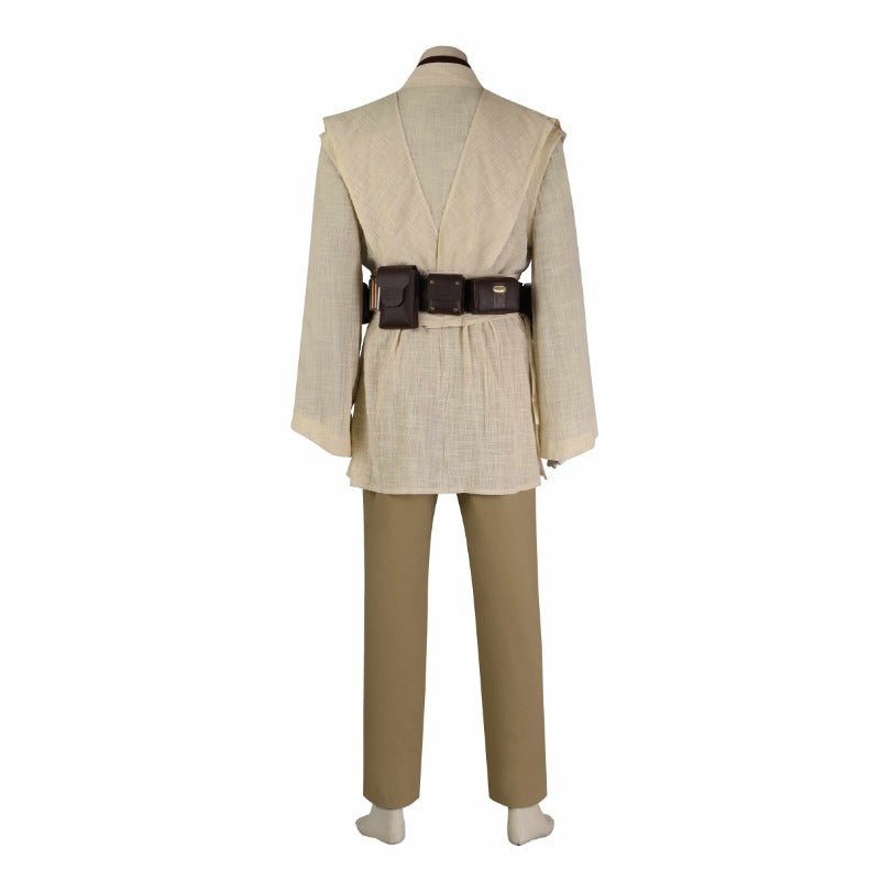 Traje de Cosplay de Obi-Wan Kenobi - Roupa de Jedi Conjunto Completo para Halloween e Festas - Estrela Cosplay