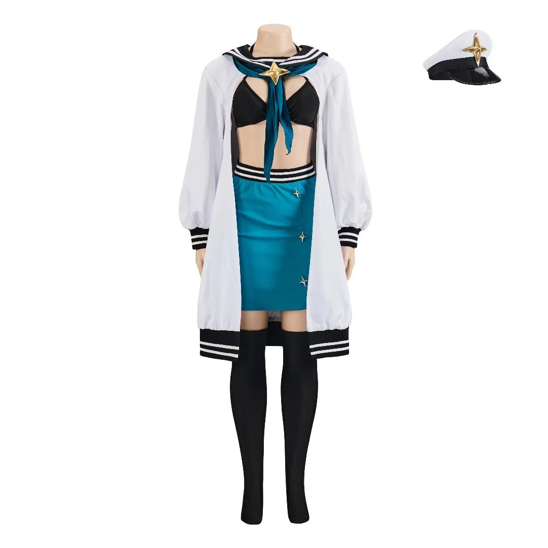 Fantasia de Cosplay Akoya Matama Magical Girl - Conjunto Completo - Estrela Cosplay