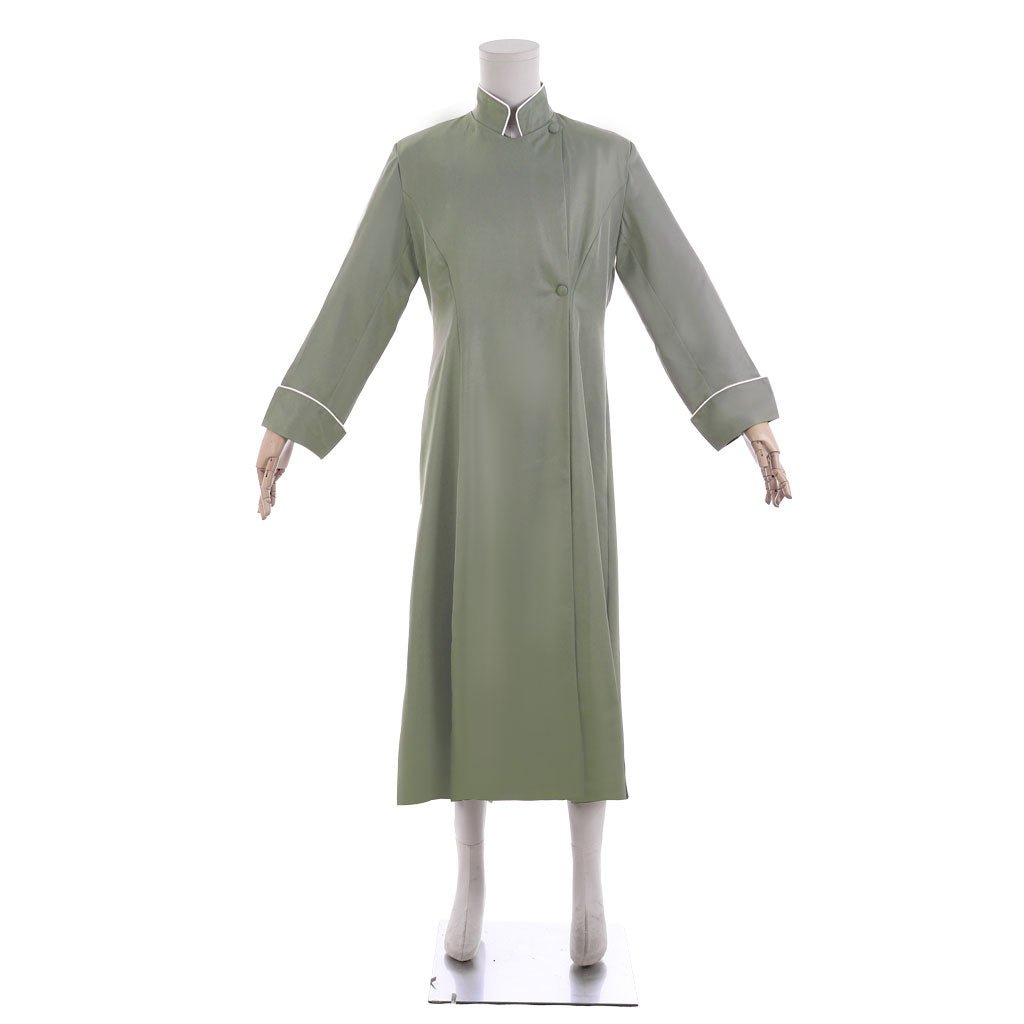 Veste Medieval Sacerdote Mangas Compridas Colarinho Alto Fantasia Religiosa Halloween Cosplay - Estrela Cosplay