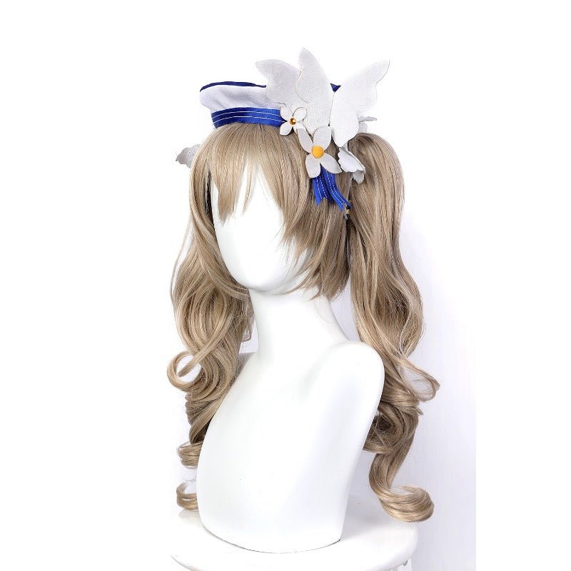 Traje de Cosplay de Banho de Barbara de Genshin Impact com Bolsa para Verão - Estrela Cosplay