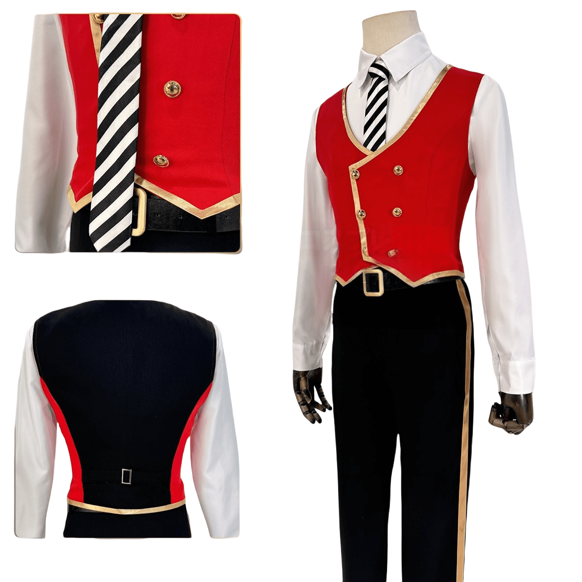 Fantasia de Cosplay Riddle Rosehearts Twisted Wonderland - Qualidade Premium - Estrela Cosplay