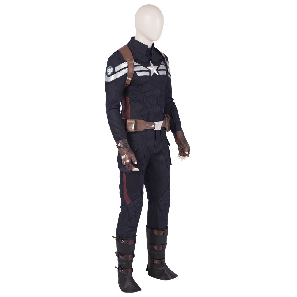 Fantasia de Cosplay do Capitão América - Avengers: Endgame - Réplica Premium do Filme - Estrela Cosplay