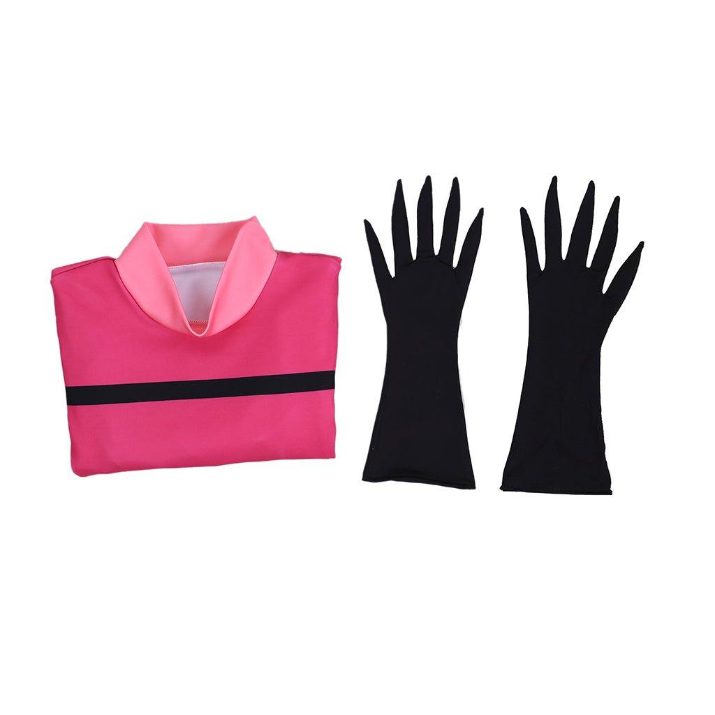 Casaco de Capuz Rosa para Mulheres Cosplay ZIM | Halloween Filme & Série TV | Jaqueta Cosplay Invader ZIM - Estrela Cosplay