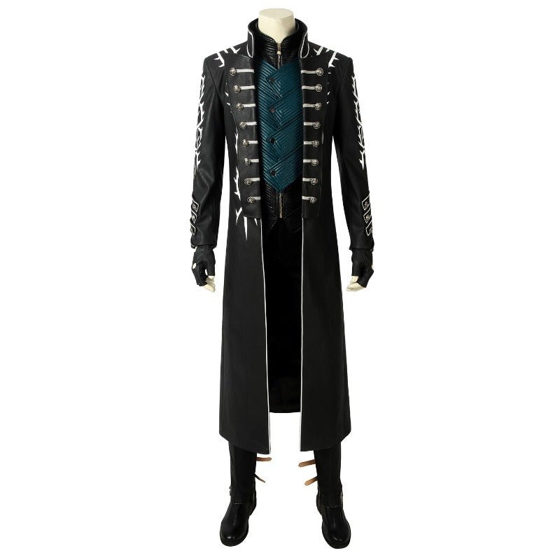 Casaco Trench Vergil – Traje de Cosplay Devil May Cry 5 por Estrela do Cosplay - Estrela Cosplay