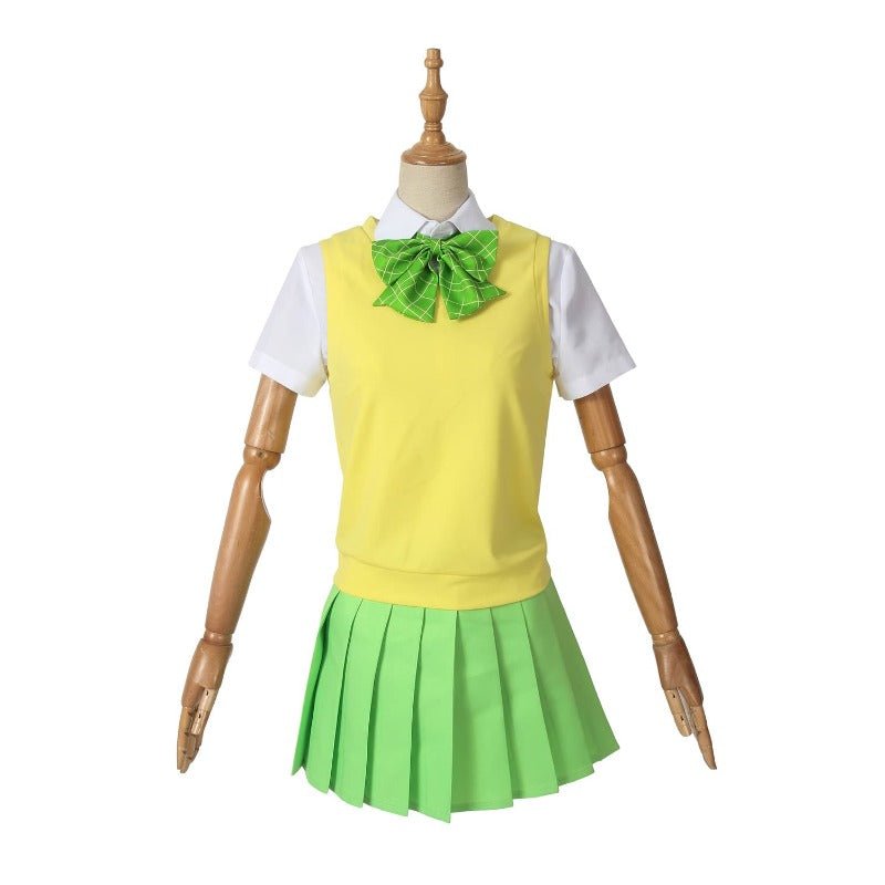 Conjunto de Cosplay The Quintessential Quintuplets: Perucas e Uniformes Escolares para as Irmãs Nakano - Estrela Cosplay