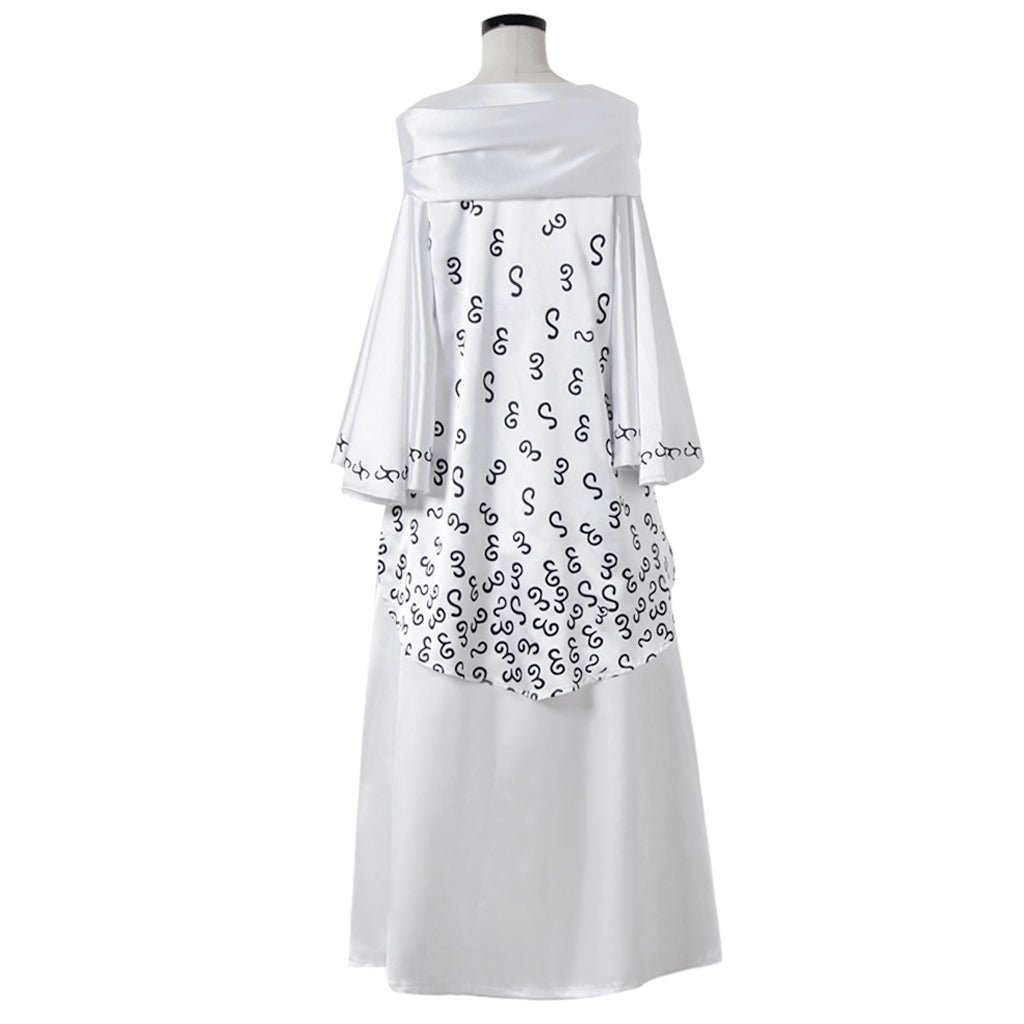 Fantasia de Padme Amidala Cosplay - Top Crop e Saia Branca - Estrela Cosplay