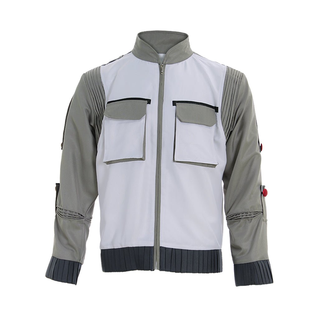 Fantasia de Cosplay Back to the Future - Jaqueta Laranja, Branca e Vermelha - Estrela Cosplay