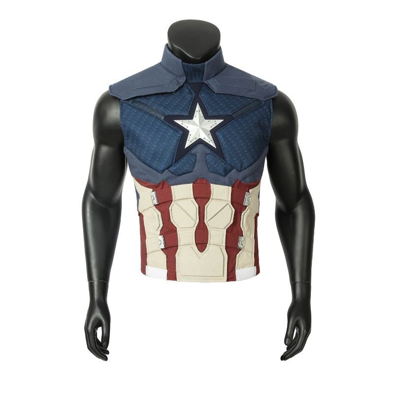 Fantasia de Cosplay Steven Rogers Capitão América - Uniforme de Herói para Halloween - Estrela Cosplay