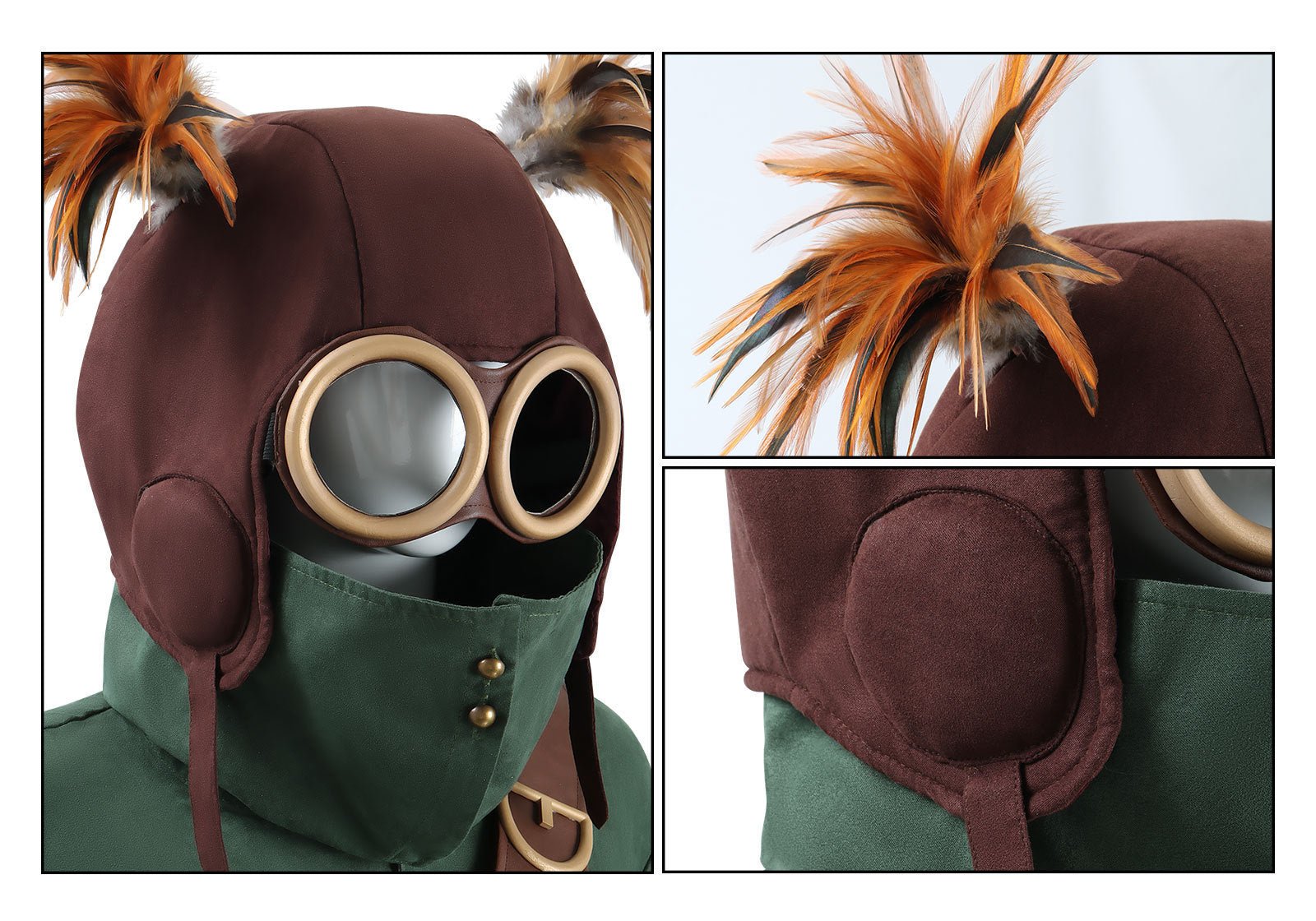 Fantasia de Cosplay Little Nightmares III – Traje de Alone Inspirado no Estilo Punk - Estrela Cosplay