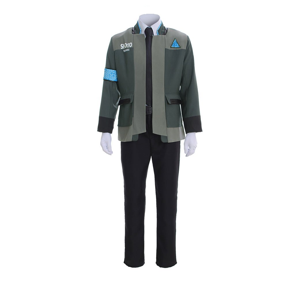 Detroit: Become Human Connor RK800 | Fantasia Cosplay Conjunto Completo para Homens Adultos - Estrela Cosplay