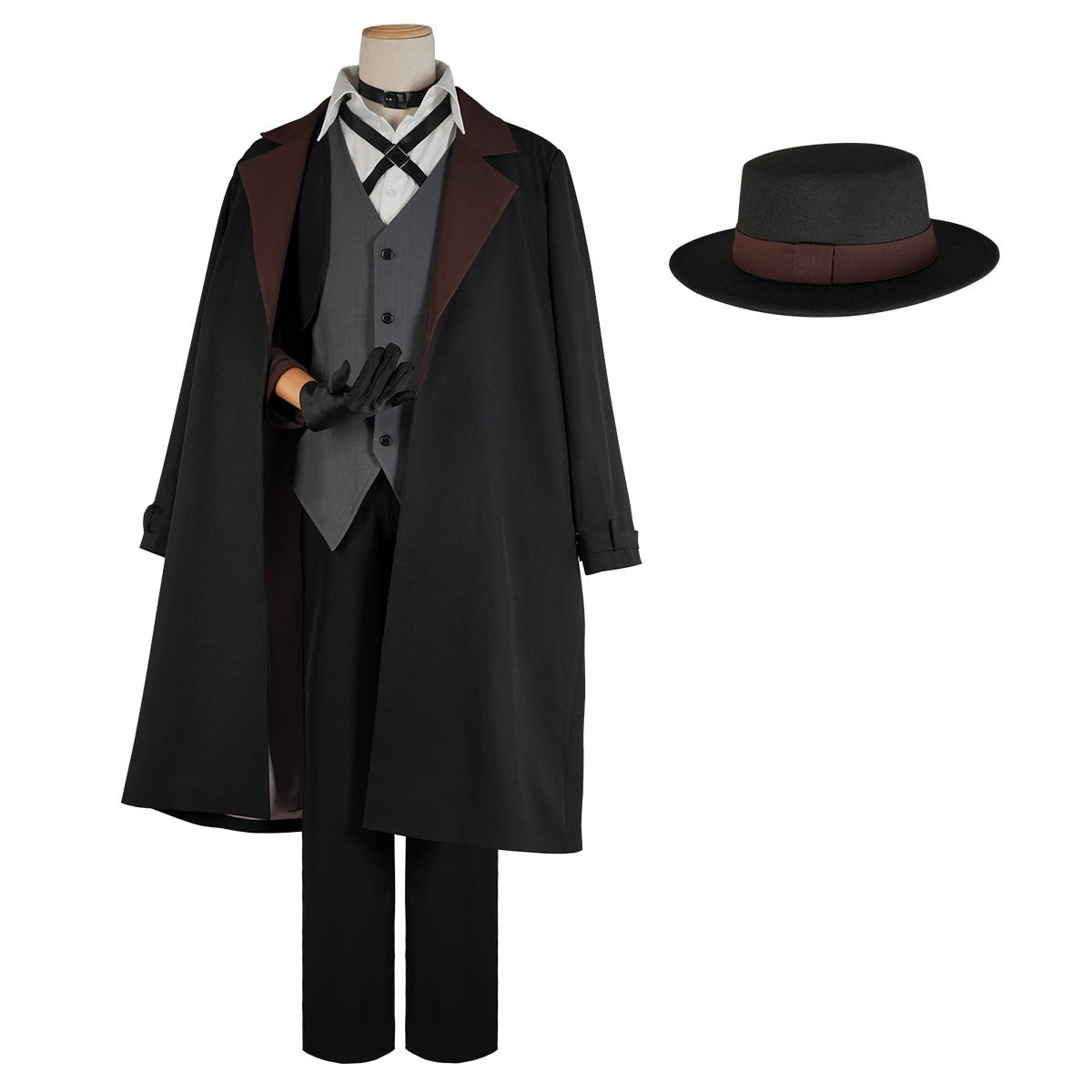 Fantasia de Chuuya Nakahara Cosplay - Bungo Stray Dogs Anime - Estrela Cosplay