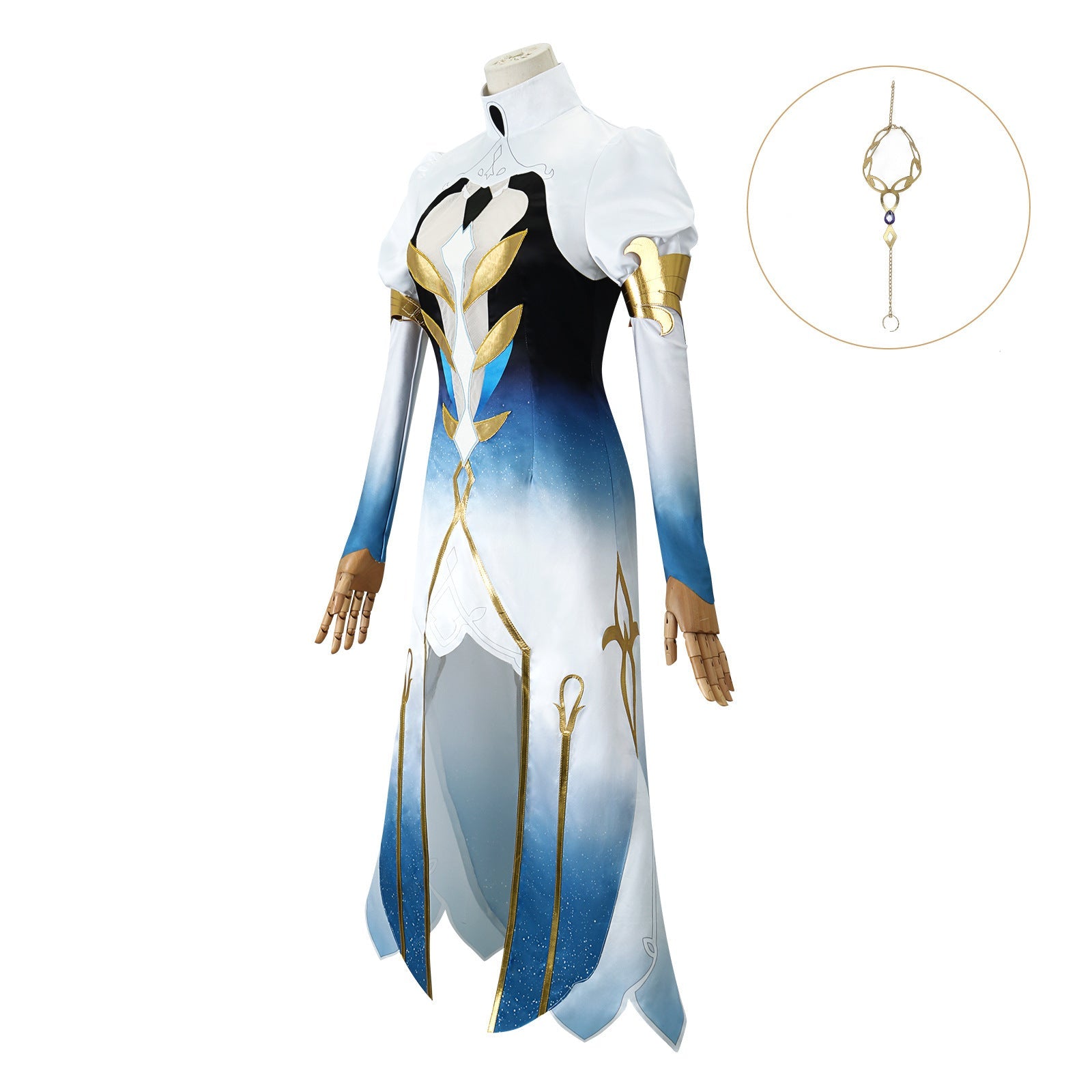 Traje de Cosplay do Arconte Hydro - Focalors Furina Genshin Impact Roupa de Anime - Estrela Cosplay