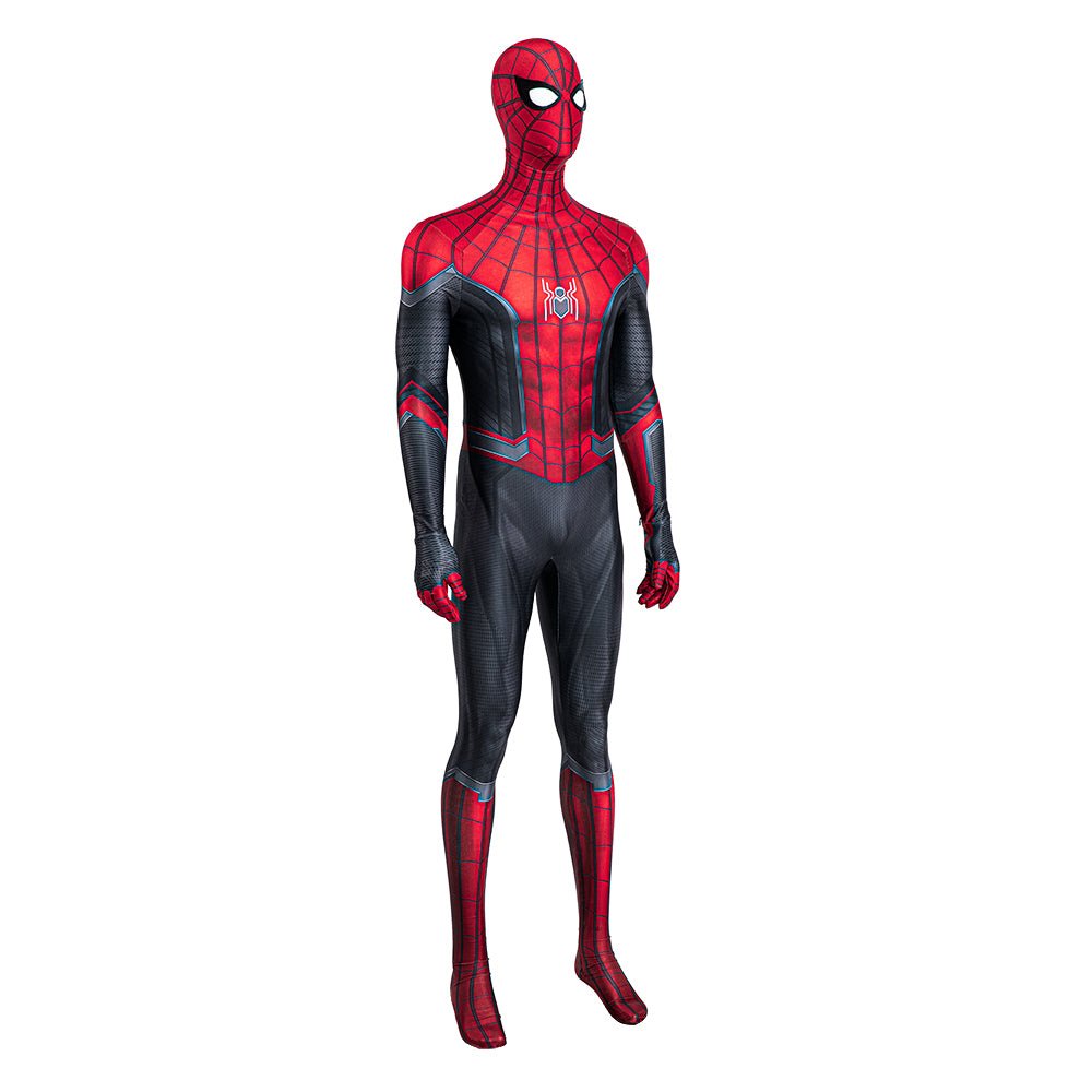 Traje de Cosplay do Homem-Aranha Longe de Casa Vermelho para Homens - Design Preciso do Filme - Estrela Cosplay