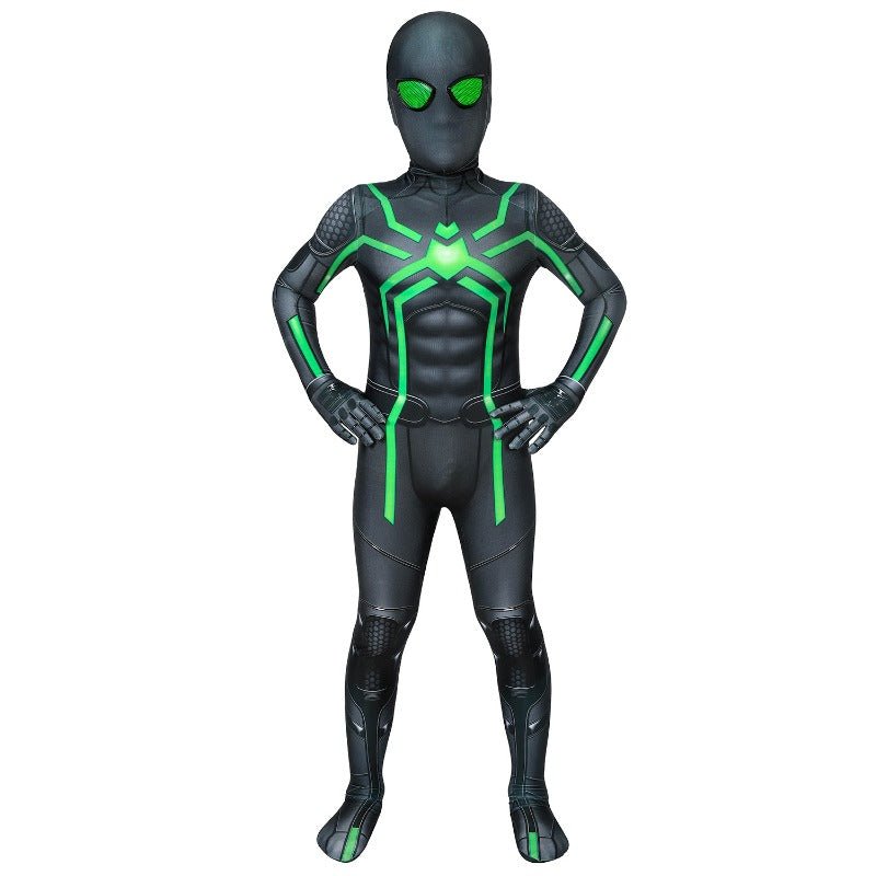 Fantasia Spider-Man Big Time Suit Stealth Cosplay para Crianças - Estrela Cosplay