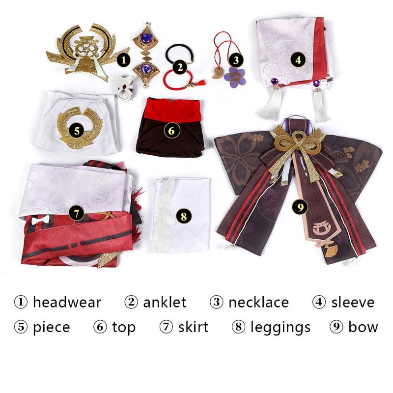 Fantasia Genshin Impact Yae Miko - Vestido Fofo para Mulheres em Halloween - Estrela Cosplay