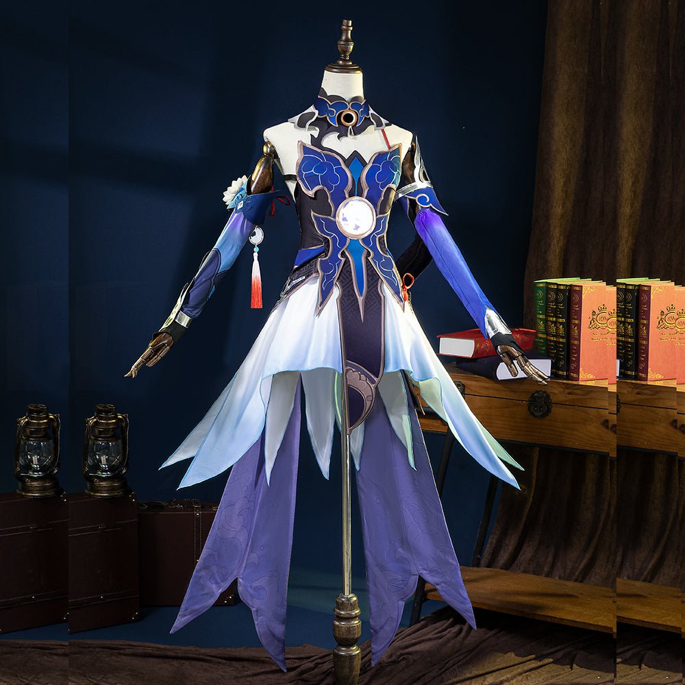 Fantasia de Cosplay Jingliu de Honkai: Star Rail - Réplica Premium para Fãs e Cosplayers - Estrela Cosplay