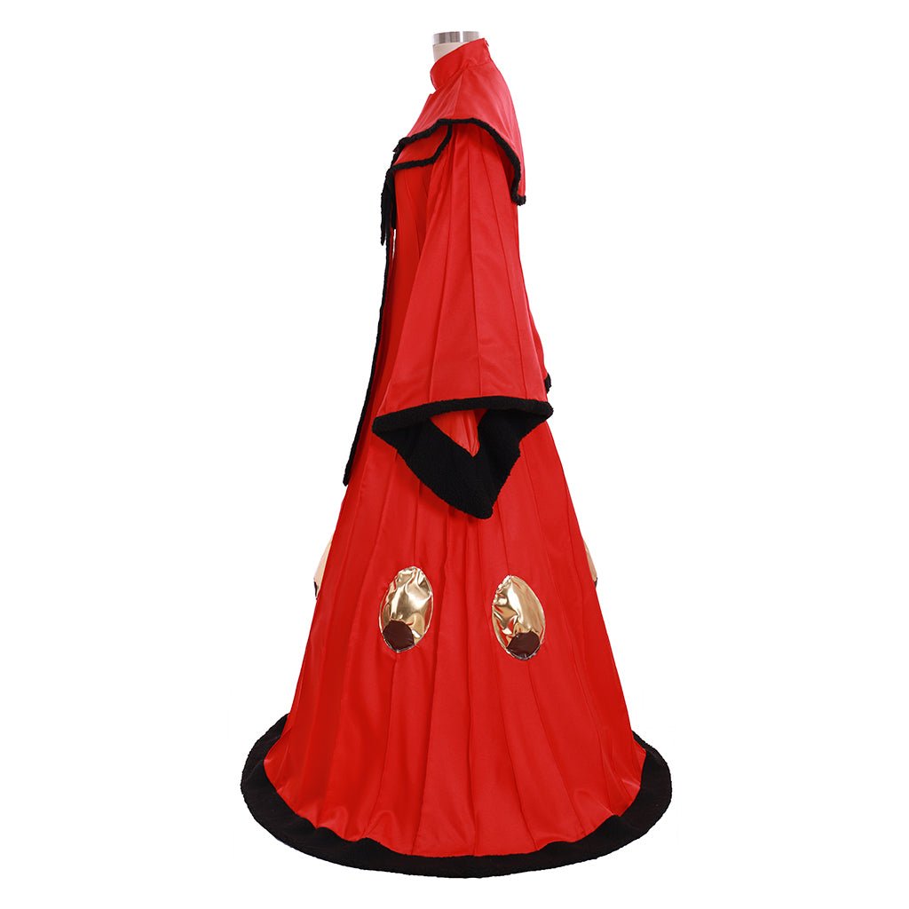 Vestido de Cosplay da Rainha Padme Amidala | Traje Vermelho Personalizado para Eventos - Estrela Cosplay