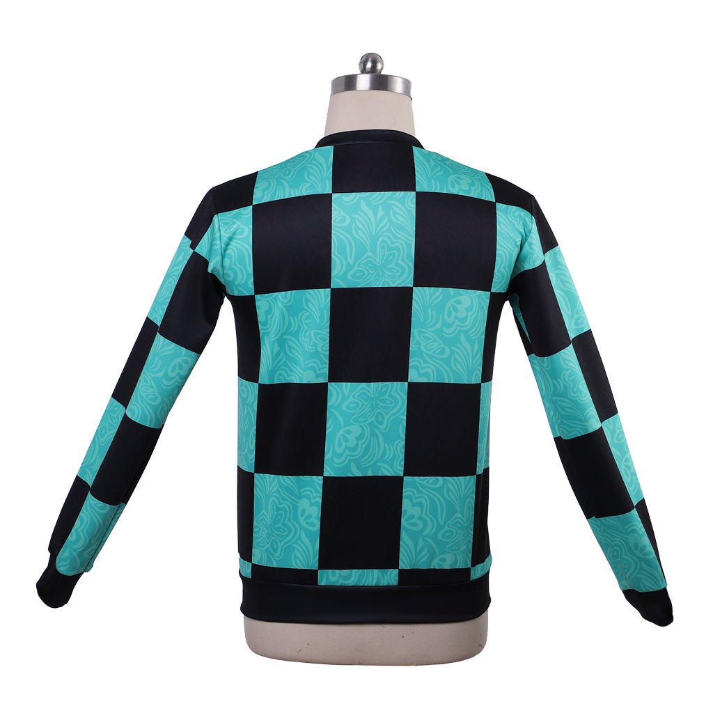 Jaqueta de Cosplay de Kamado Tanjirou de Demon Slayer – Casaco de Anime - Estrela Cosplay