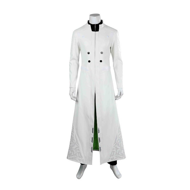 Fantasia de Sephiroth do FF7 Ever Crisis - Casaco Branco de Alta Qualidade para Halloween e Festas - Estrela Cosplay