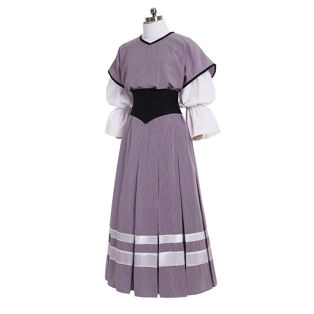 Vestido Medieval Vitoriano Edwardiano Colonial para Mulheres – Traje de Baile para Festas de Chá, Feito Sob Medida para Carnaval e Eventos - Estrela Cosplay