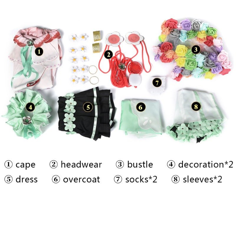 Fantasia Hatsune Miku Magical Mirai 2021 - Vestido Lolita para Festa e Halloween - Estrela Cosplay