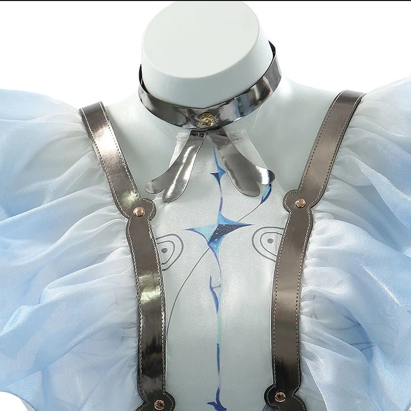 Traje Cosplay Guardião das Praias Negras de Wuthering Waves - Vestido para Mulheres, Fantasia para Halloween e Eventos - Estrela Cosplay