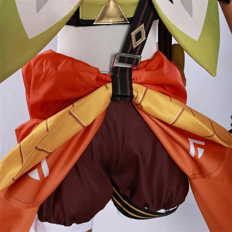Traje de Cosplay Kachina de Genshin Impact - Natlan Ouro Manchado - Estrela Cosplay