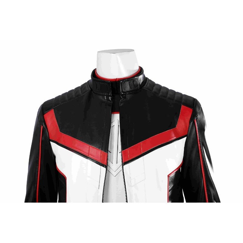 Fantasia de Mister Terrific Michael Holt - Traje de Couro Branco para Halloween - Estrela Cosplay