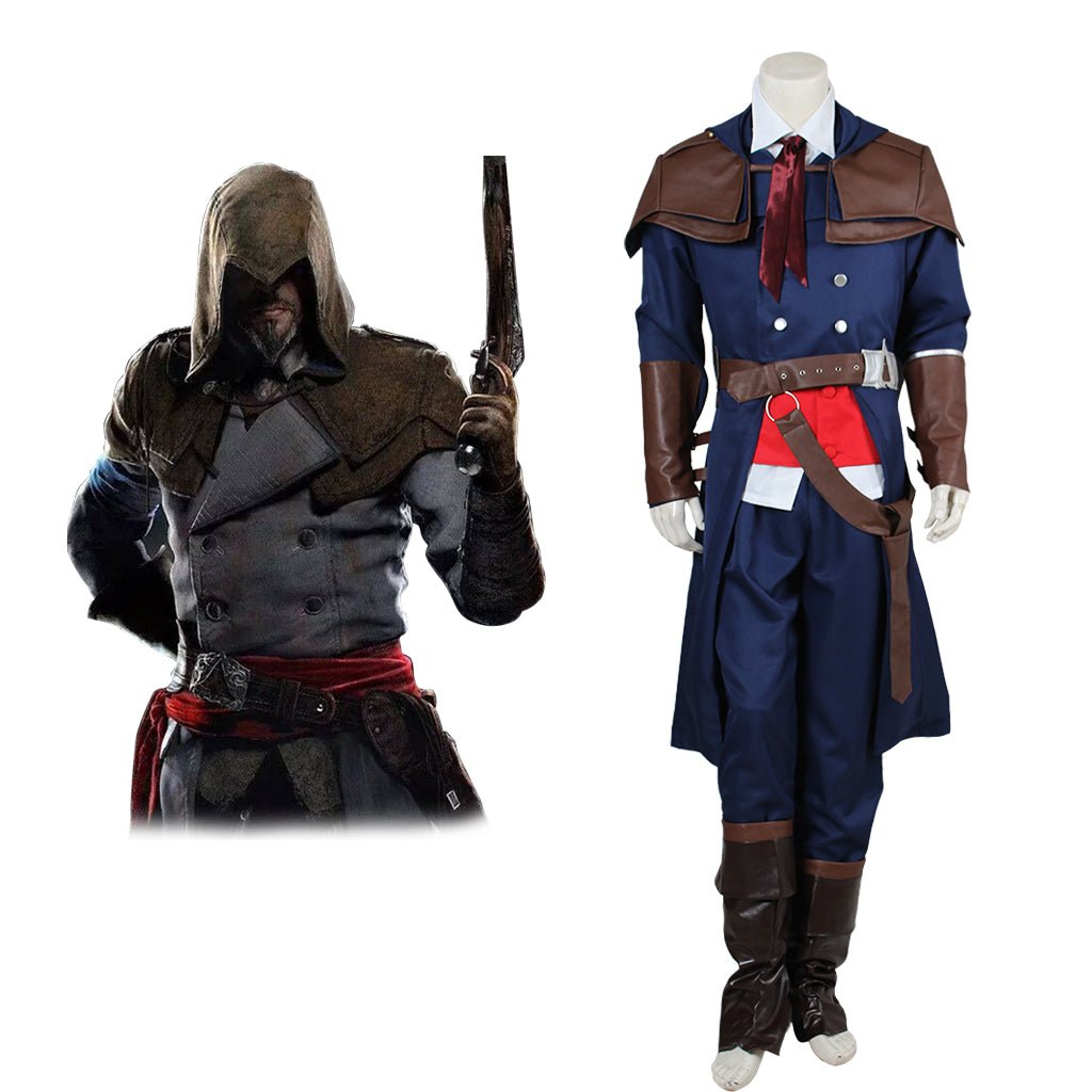 Fantasia de Cosplay Arno Victor Dorian de Assassin's Creed Unity | Traje Histórico da Revolução Francesa - Estrela Cosplay