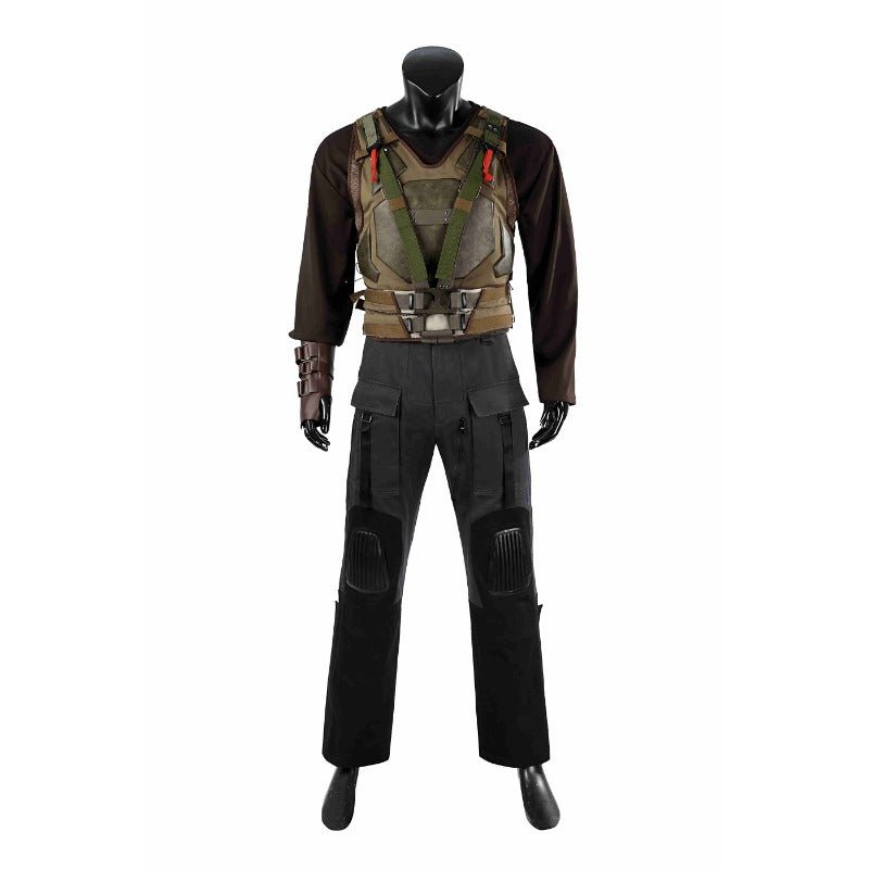 Fantasia Bat Bane Cosplay – Sapatos, Máscara, Sobretudo, Acessórios | O Cavaleiro das Trevas Renasce Traje de Halloween - Estrela Cosplay