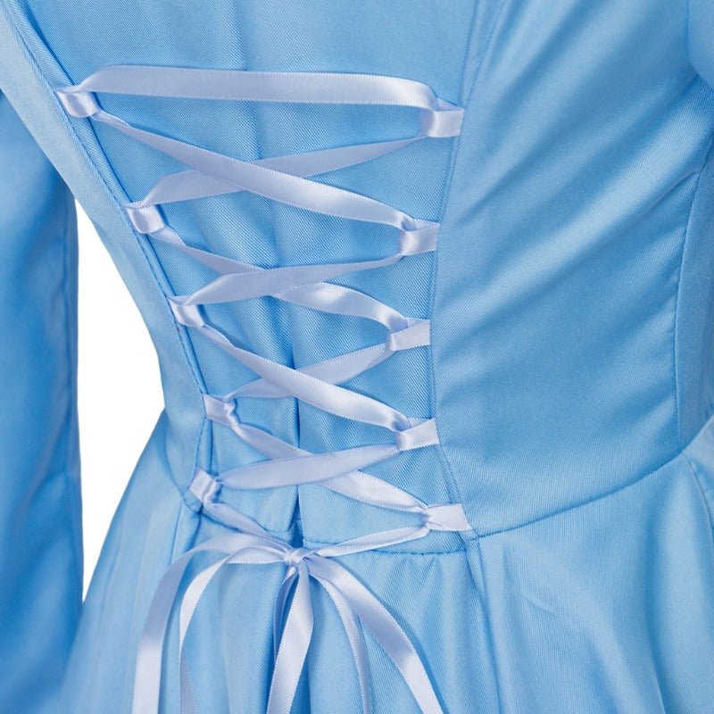 Vestido Gótico Medieval Vintage – Traje de Cosplay Feminino de Manga Comprida em Silhueta Bodycon - Estrela Cosplay