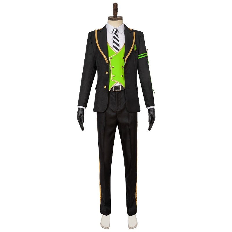 Fantasia Twisted-Wonderland Malleus Sebek Silver Uniforme de Halloween - Estrela Cosplay