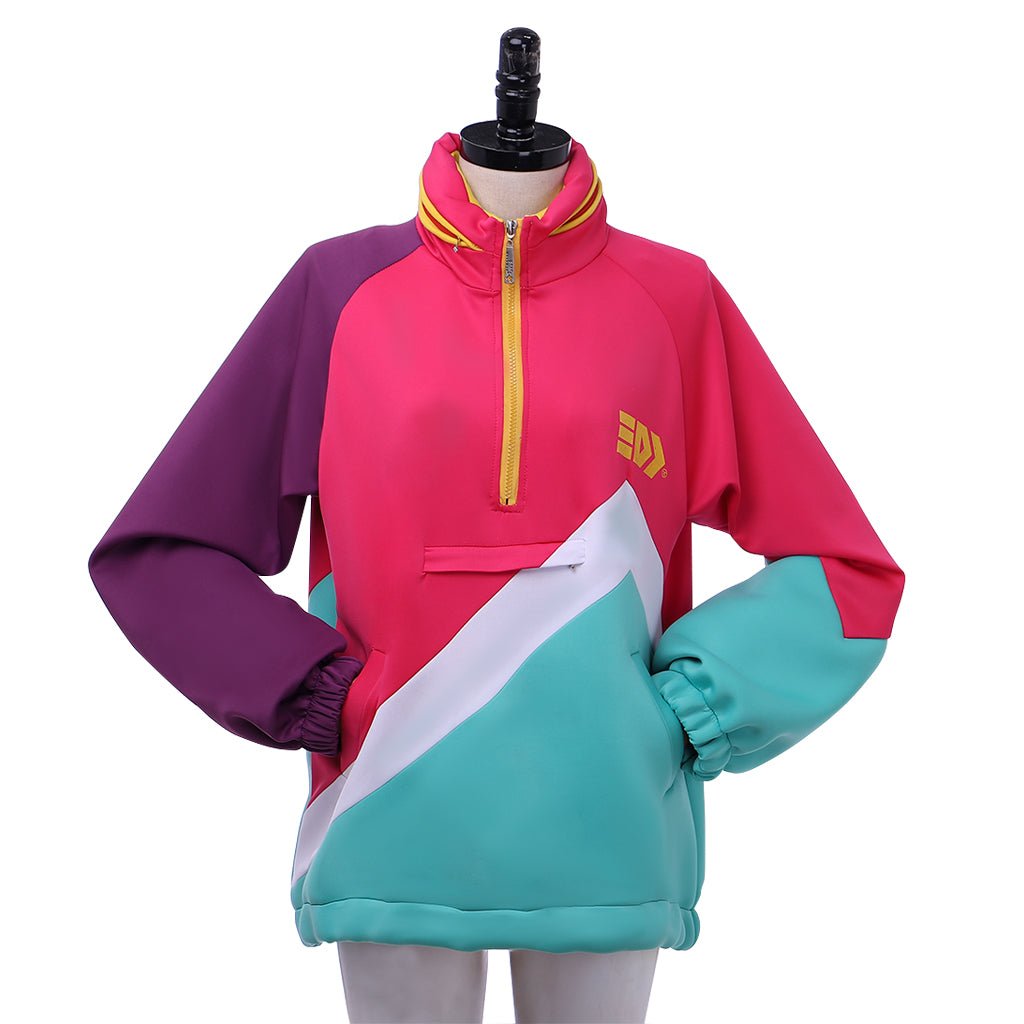 Fantasia de Cosplay Splatoon 2 Inkling Squid - Casaco Moletom Casual Unissex para Adultos - Estrela Cosplay