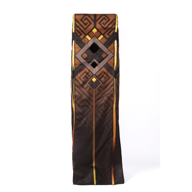 Fantasia Divertida de Zhongli – Genshin Impact Pilar de Rocha Anime Jogo Traje Halloween - Estrela Cosplay