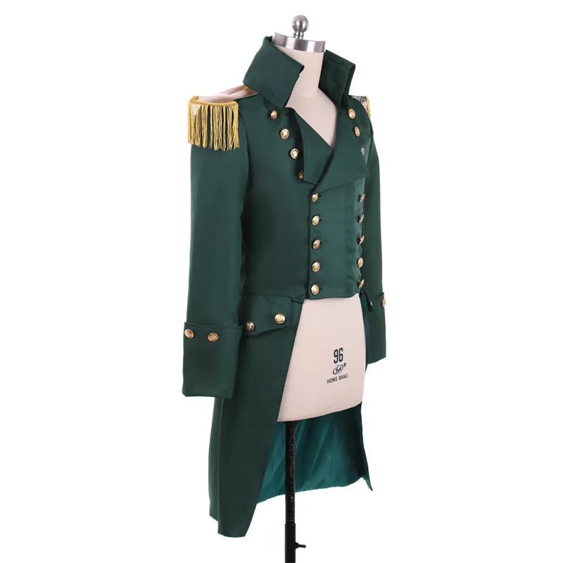 Casaco Medieval Steampunk Verde - Traje de Príncipe Nobre Retro | Estrela do Cosplay - Estrela Cosplay