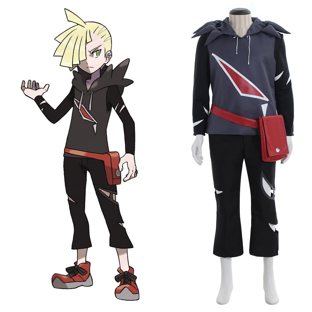 Fantasia de Cosplay de Gladion da Equipe Caveira de Pokémon Sol e Lua - Estrela Cosplay