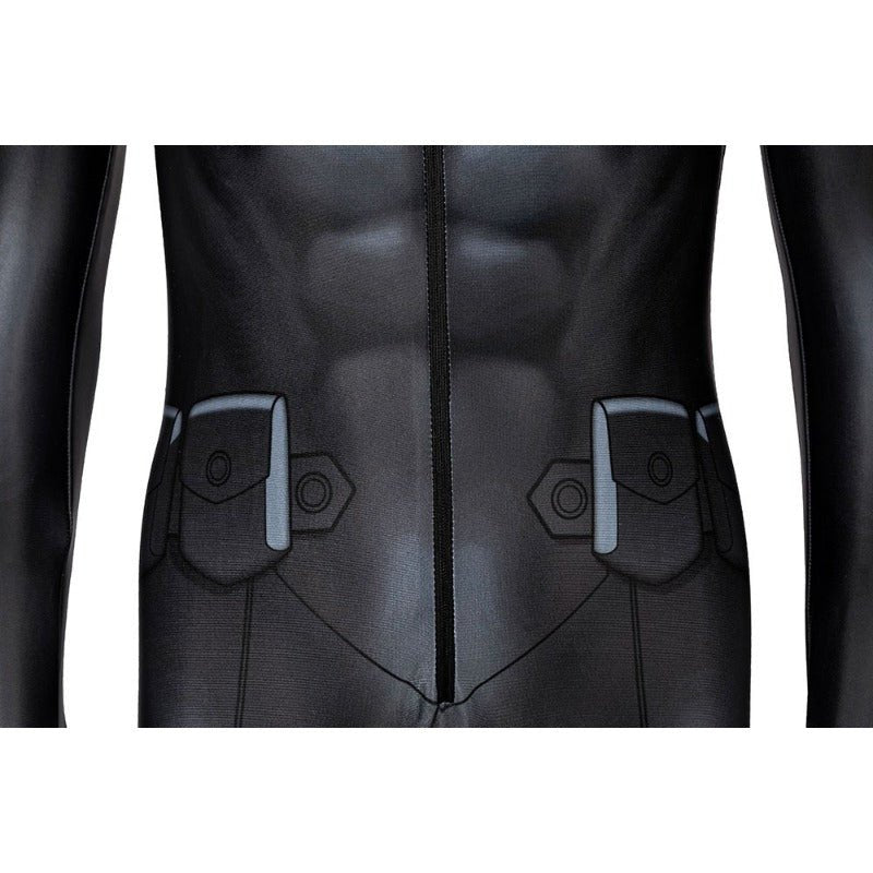 Traje Cosplay Campeão Preto 3D para Crianças - Estrela Cosplay