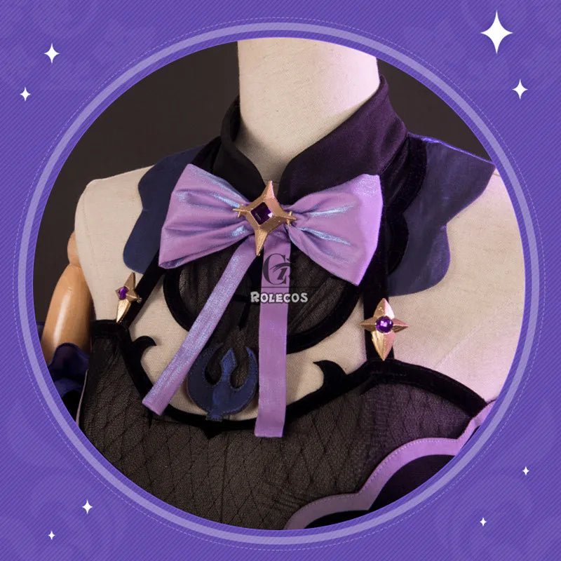 Fantasia de Cosplay Fischl de Genshin Impact para Mulheres - Estrela Cosplay