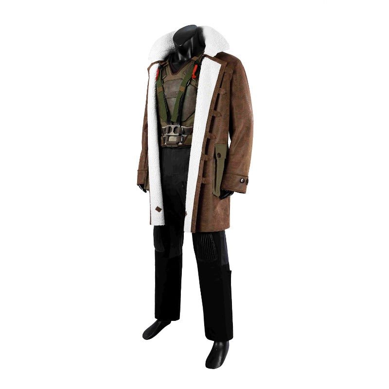 Fantasia Bat Bane Cosplay – Sapatos, Máscara, Sobretudo, Acessórios | O Cavaleiro das Trevas Renasce Traje de Halloween - Estrela Cosplay