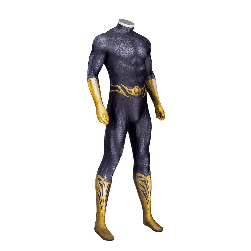 Fantasia de Black Adam para Homens - Conjunto Completo com Roupão e Máscara para Halloween e Eventos de Cosplay - Estrela Cosplay