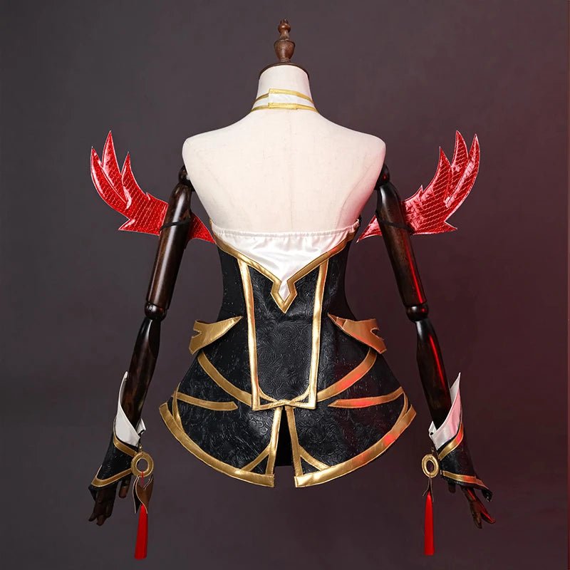 Fantasia de Cosplay de Ahri, a Raposa de Nove Caudas do Jogo LOL - Traje Feminino para Halloween - Estrela Cosplay